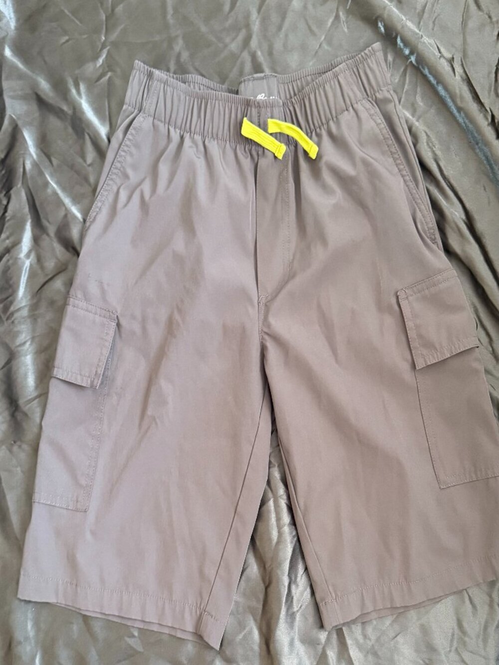 Eddie Bauer Boys Gray Cargo Shorts Size L (14)